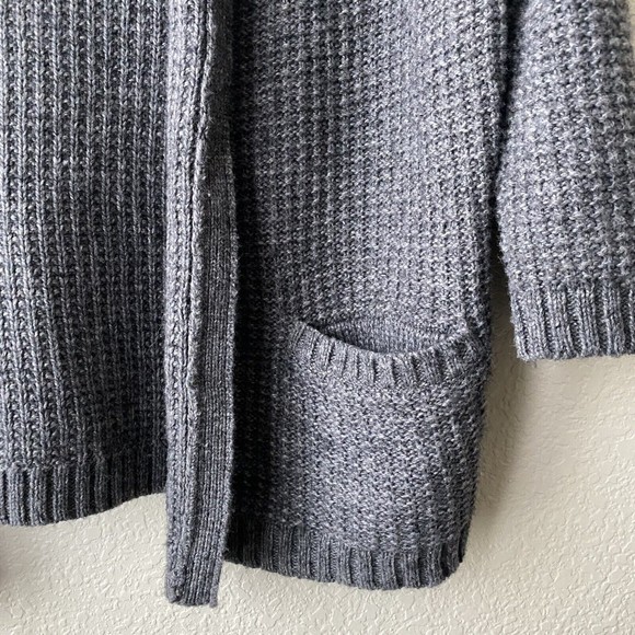 Ann Taylor Womens Cardigan Size XS Gray Wool Alpaca Open Front - Picture 4 of 8
